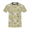 Seashell Beach Print Design LKS303 Men's All Over Print T-shirt