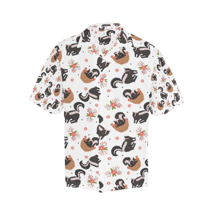 Skunk Print Design LKS304 Men's Hawaiian Shirt