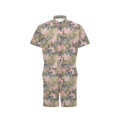 Butterfly camouflage Men's Romper