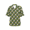 Alien UFO Pattern Women's Hawaiian Shirt