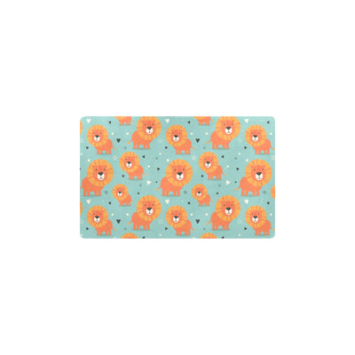 Lion Baby Pattern Print Design 03 Kitchen Mat