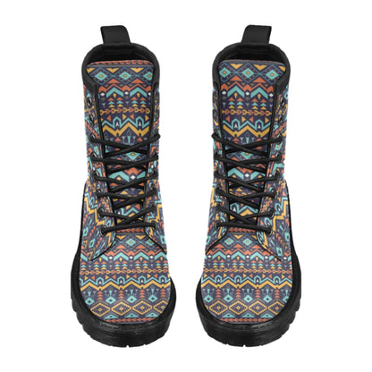 Aztec Style Print Pattern Women's Boots