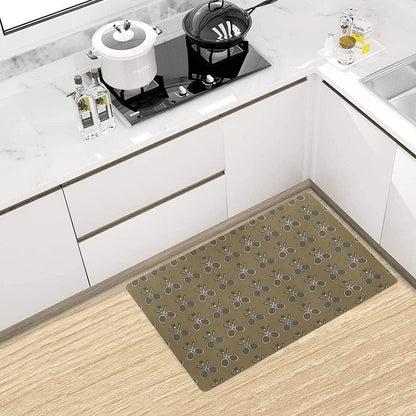 Badminton Pattern Print Design 07 Kitchen Mat