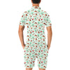 Camper Tent Pattern Print Design 01 Men's Romper