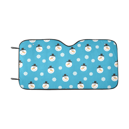 Snowman Print Design LKS303 Car front Windshield Sun Shade
