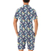 Unicorn Print Design LKS304 Men's Romper