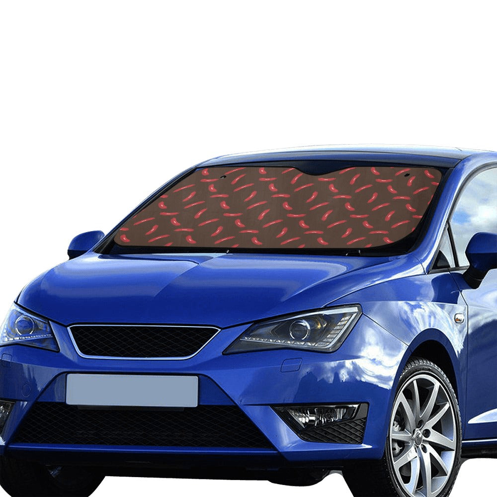 Sausage Print Design LKS302 Car front Windshield Sun Shade