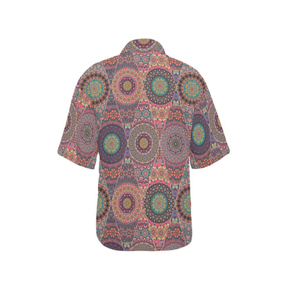 Bohemian Pattern Print Design 07 Women's Hawaiian Shirt