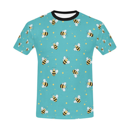 Bee With Dot Print Design LKS309 Men's All Over Print T-shirt