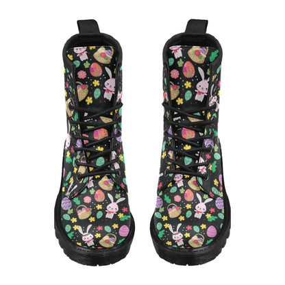 Easter Eggs Pattern Print Design RB05 Women's Boots