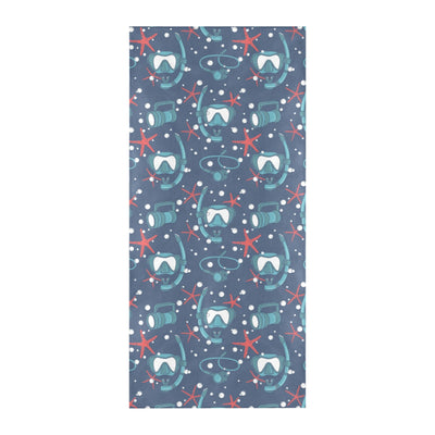 Scuba Equipment Print Design LKS302 Beach Towel 32" x 71"