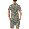 Camouflage Realistic Tree Print Men's Romper