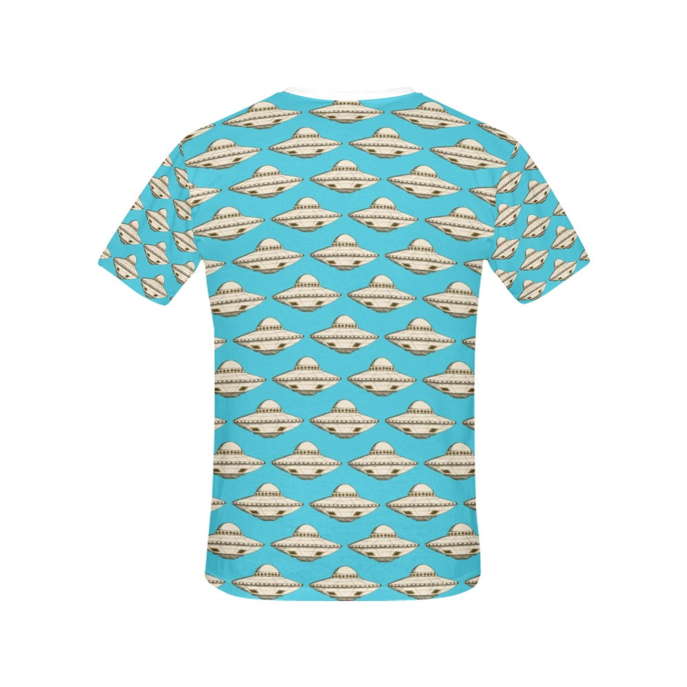 UFO Print Design LKS301 Women's  T-shirt