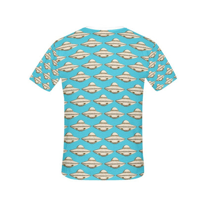 UFO Print Design LKS301 Women's  T-shirt