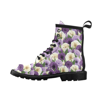 Lisianthus Pattern Print Design LT01 Women's Boots