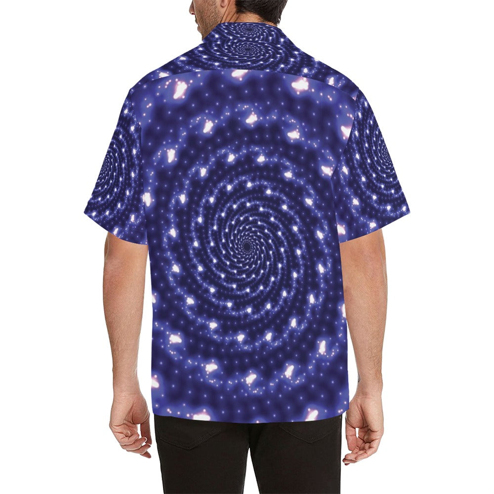 Vortex Print Design LKS305 Men's Hawaiian Shirt