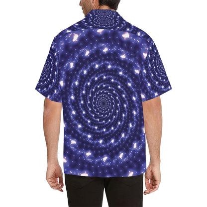 Vortex Print Design LKS305 Men's Hawaiian Shirt