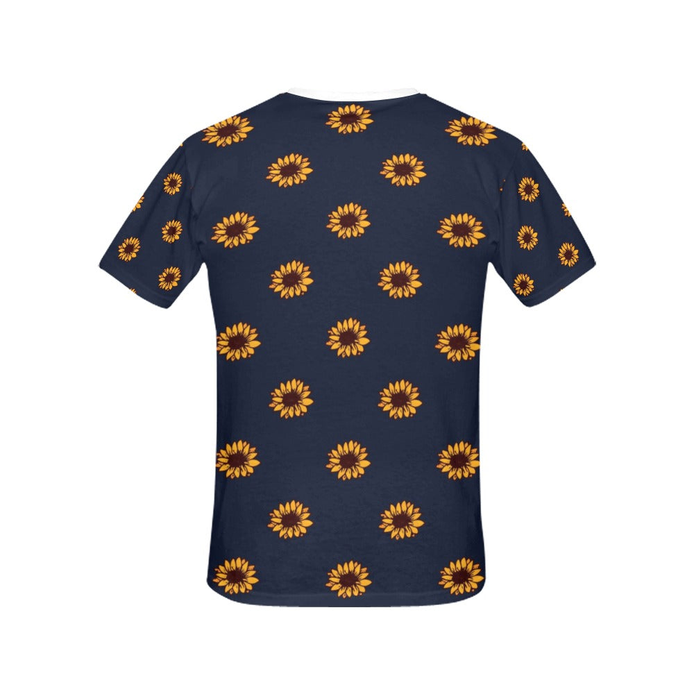 Sunflower Print Design LKS304 Women's  T-shirt