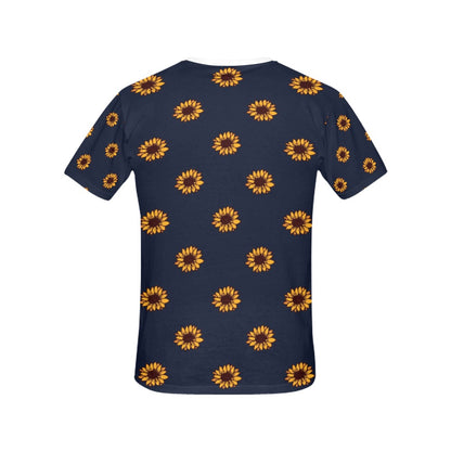 Sunflower Print Design LKS304 Women's  T-shirt