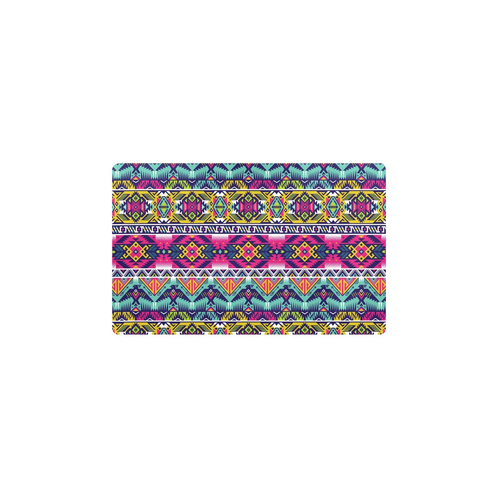 Indian Navajo Color Themed Design Print Kitchen Mat