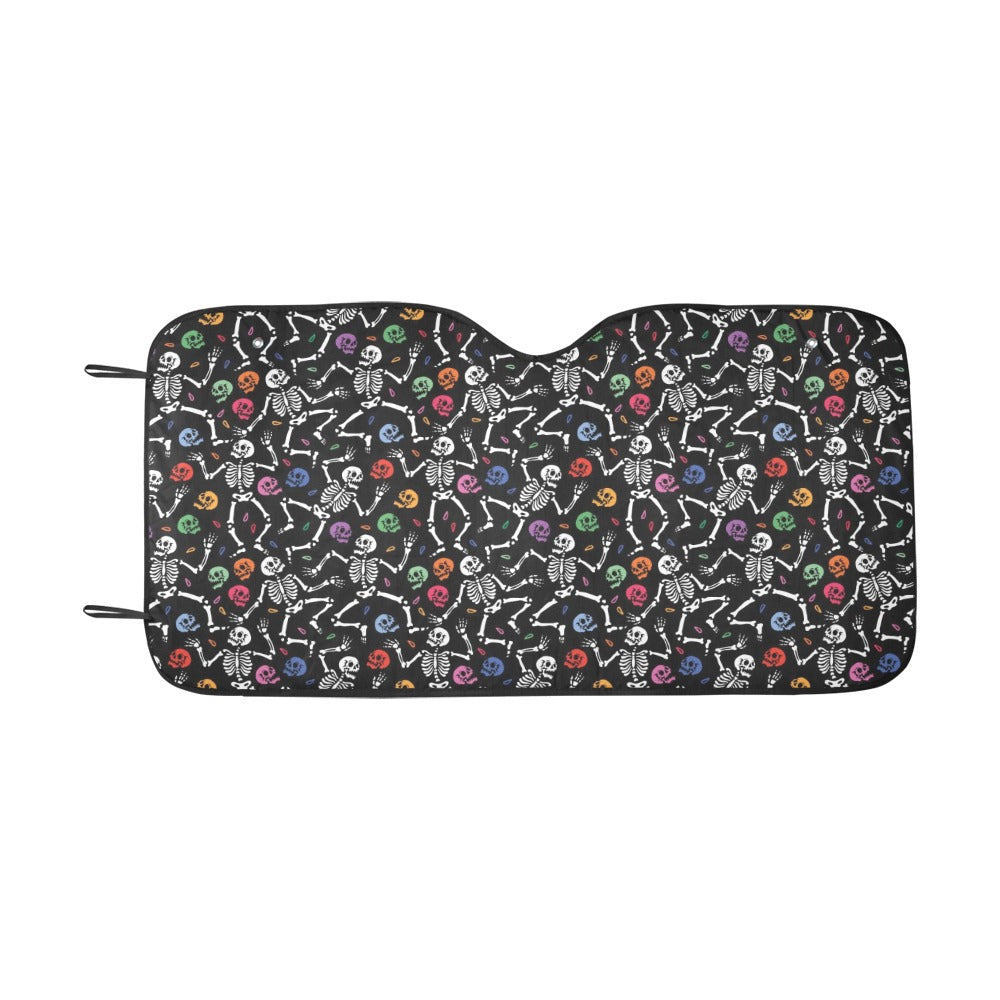 Skeleton Print Design LKS307 Car front Windshield Sun Shade