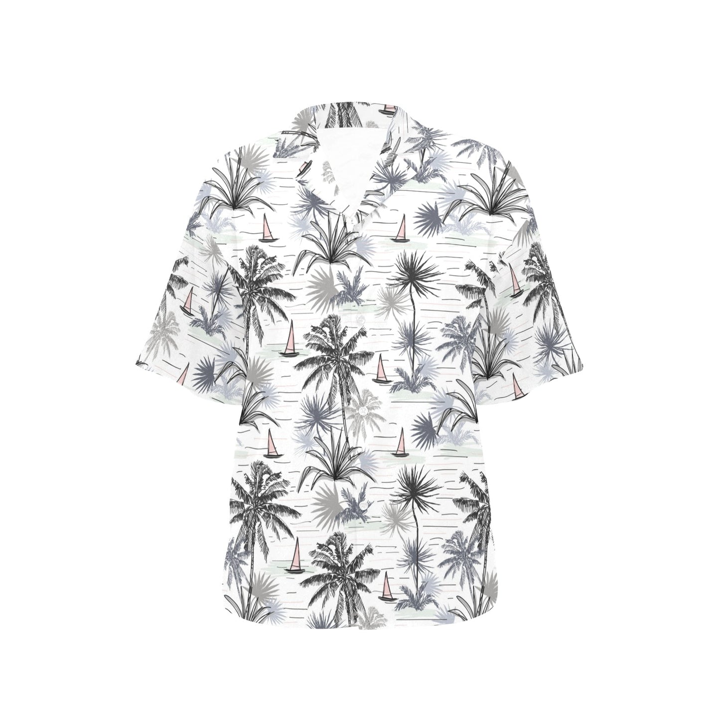Pacific island Pattern Print Design A04 Women's Hawaiian Shirt