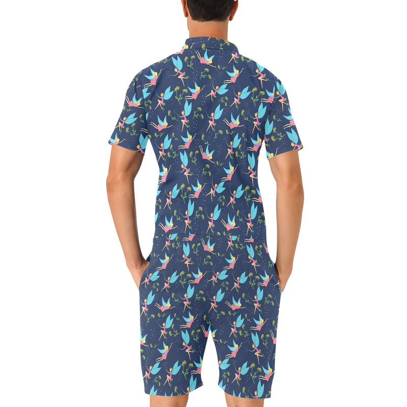 Fairy with flower Print Pattern Men's Romper