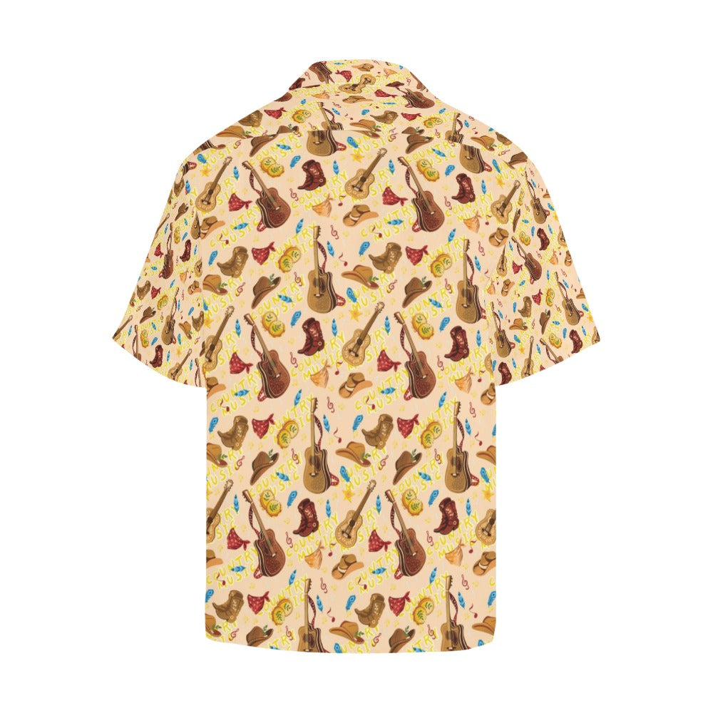 Western Lifestyle Print Design LKS303 Men's Hawaiian Shirt
