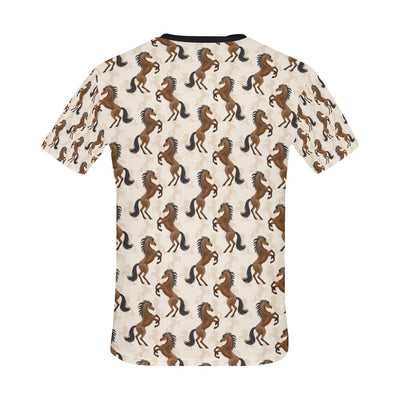 Horse Print Design LKS308 Men's All Over Print T-shirt