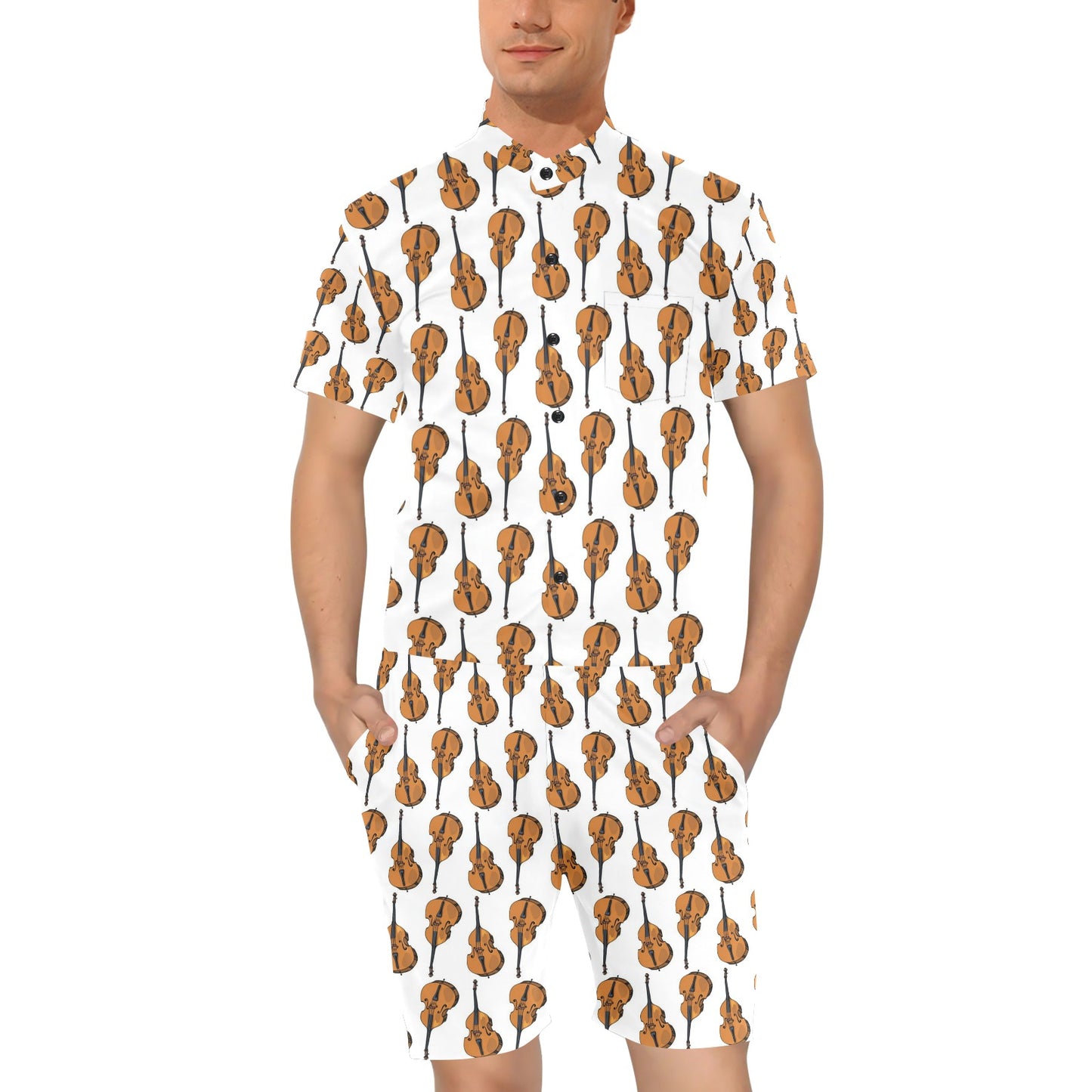 Cello Print Design LKS403 Men's Romper