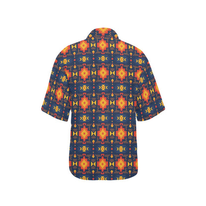Southwest Pattern Print Design LKS307 Women's Hawaiian Shirt