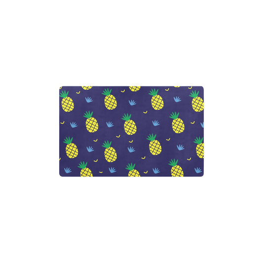 Pineapple Pattern Print Design A01 Kitchen Mat