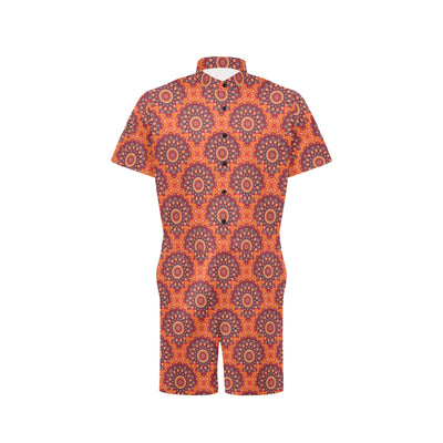 Bohemian Pattern Print Design 04 Men's Romper