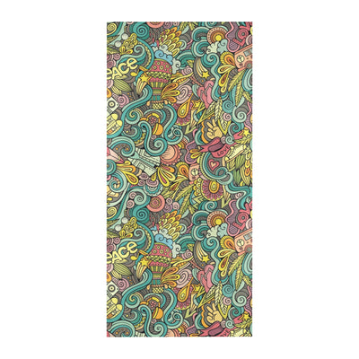 Hippie Print Design LKS302 Beach Towel 32" x 71"