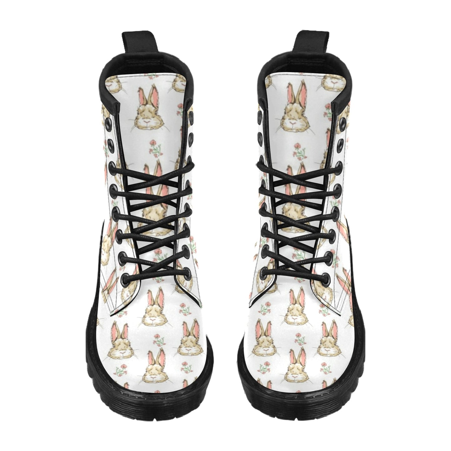 Rabbit Pattern Print Design RB09 Women's Boots