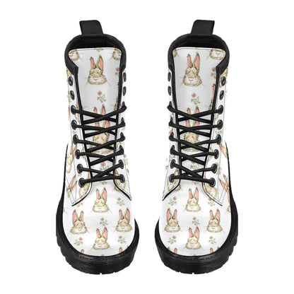 Rabbit Pattern Print Design RB09 Women's Boots