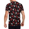 Skull With Red Dragon Print Design LKS304 Men's All Over Print T-shirt