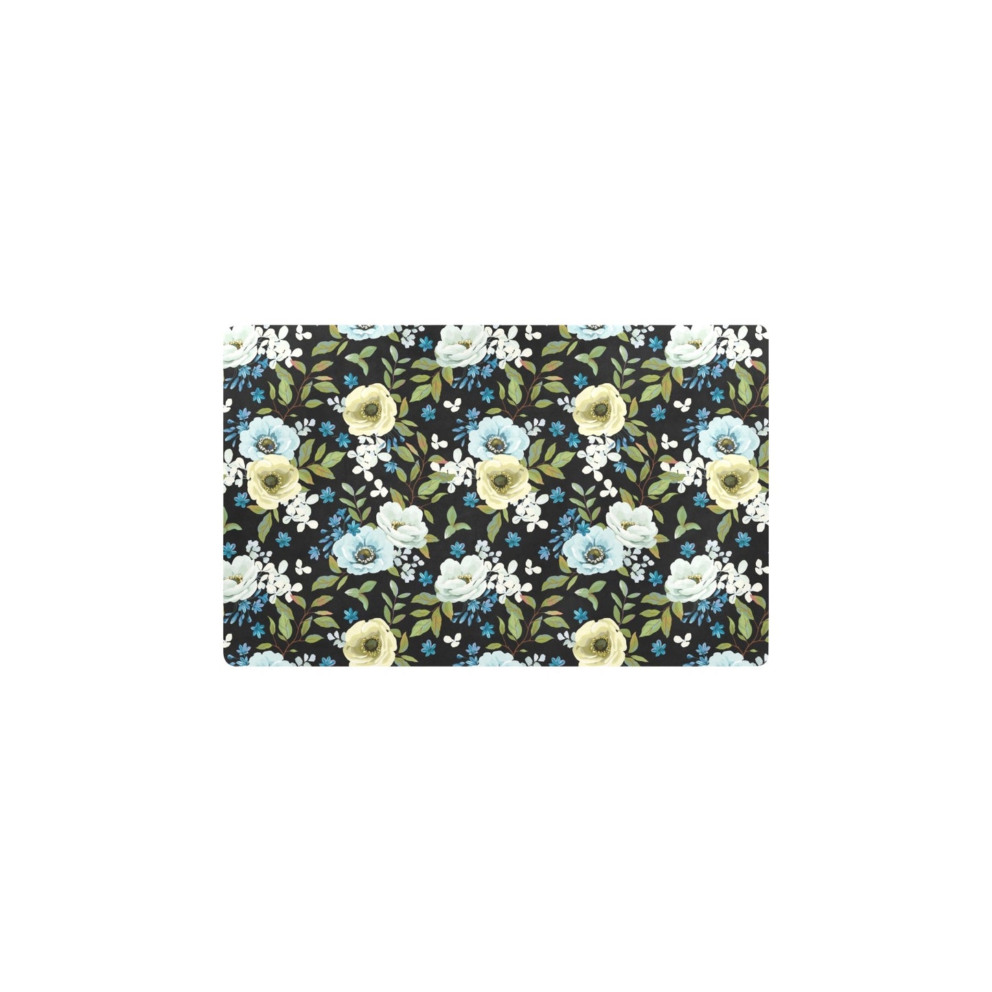 Anemone Pattern Print Design AM03 Kitchen Mat