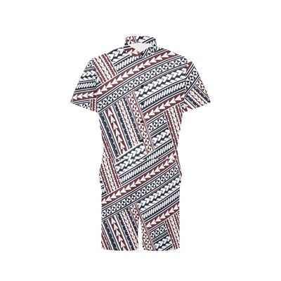 Polynesian Tribal line Men's Romper