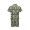 Camouflage Tropical Pattern Print Design 04 Men's Romper