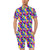 90s Colorful Pattern Print Design 1 Men's Romper