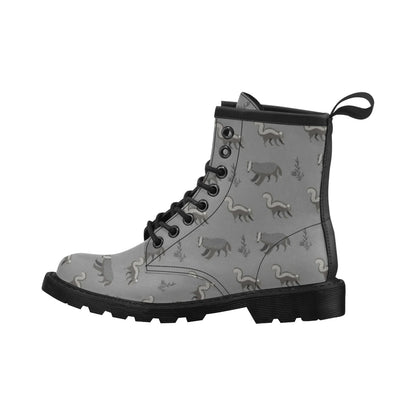 Skunk Print Design LKS301 Women's Boots