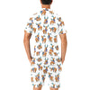 Moose Cute Pattern Print Design 01 Men's Romper