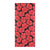 Hibiscus Red Pattern Print Design LKS306 Beach Towel 32" x 71"