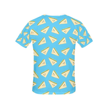 Sandwich Emoji Print Design LKS305 Women's  T-shirt