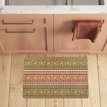 Ancient Greek Pattern Print Design LKS302 Kitchen Mat
