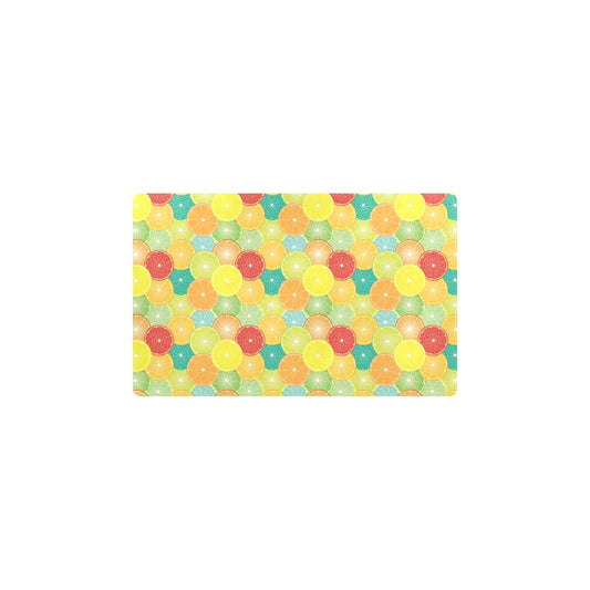 Citrus Pattern Print Design 01 Kitchen Mat