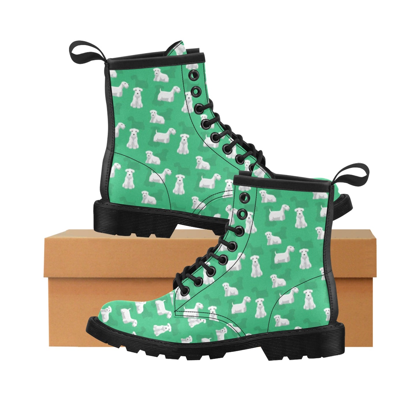 Sealyham Terriers Print Design LKS301 Women's Boots