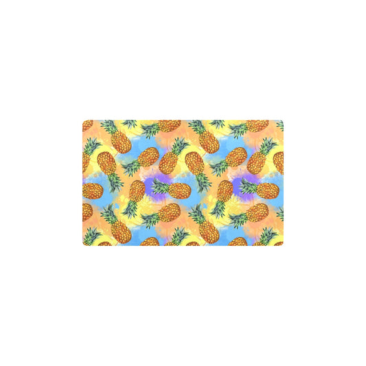 Pineapple Pattern Print Design PP09 Kitchen Mat