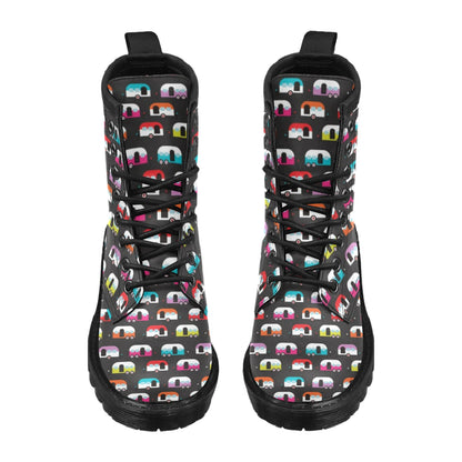 Camper Caravan Pattern Women's Boots